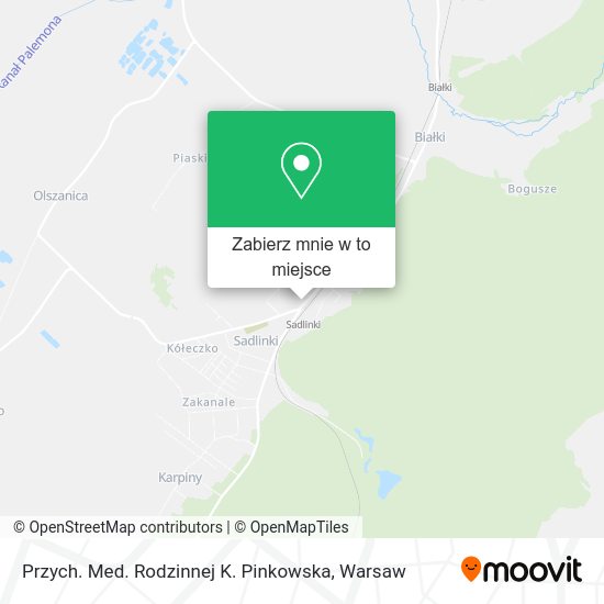 Mapa Przych. Med. Rodzinnej K. Pinkowska