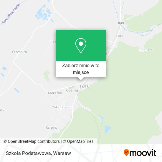 Mapa Szkoła Podstawowa