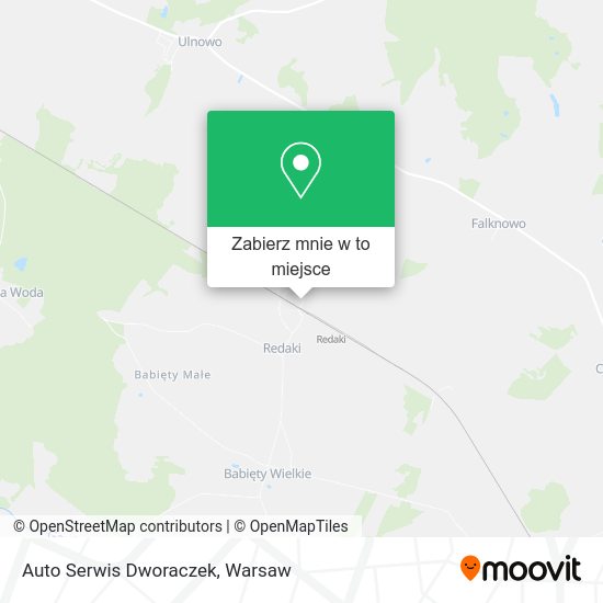 Mapa Auto Serwis Dworaczek