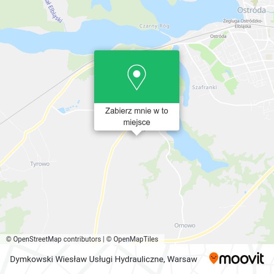 Mapa Dymkowski Wiesław Usługi Hydrauliczne