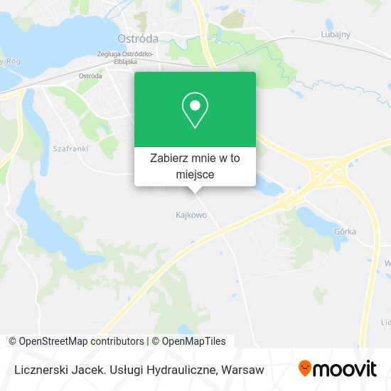 Mapa Licznerski Jacek. Usługi Hydrauliczne