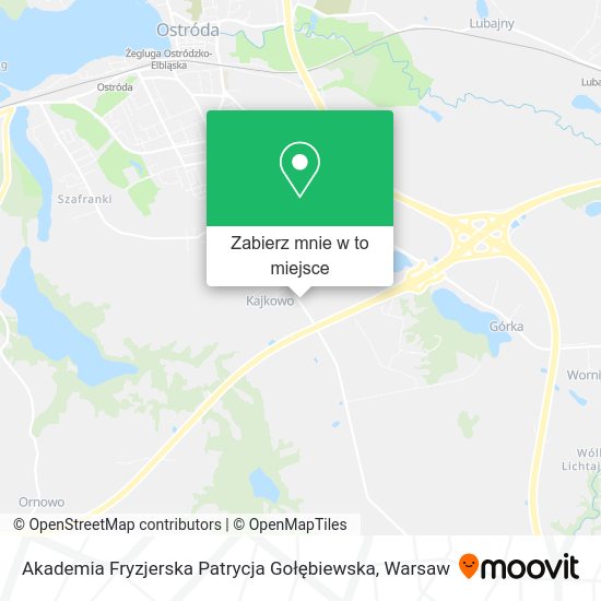 Mapa Akademia Fryzjerska Patrycja Gołębiewska