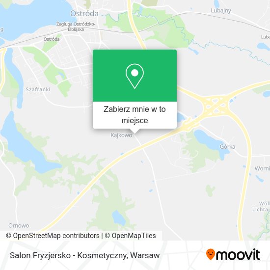 Mapa Salon Fryzjersko - Kosmetyczny