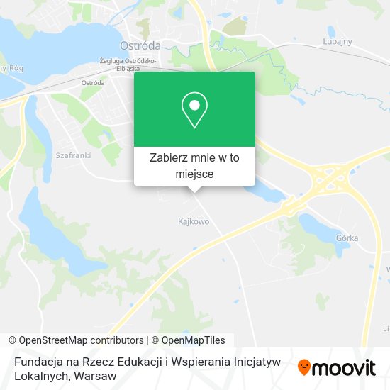 Mapa Fundacja na Rzecz Edukacji i Wspierania Inicjatyw Lokalnych