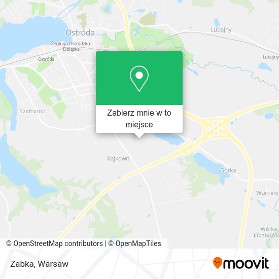 Mapa Zabka