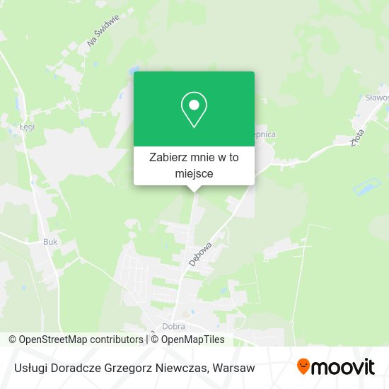 Mapa Usługi Doradcze Grzegorz Niewczas