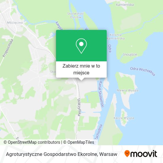 Mapa Agroturystyczne Gospodarstwo Ekorolne