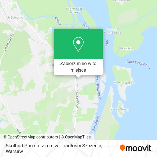 Mapa Skolbud Pbu sp. z o.o. w Upadłości Szczecin