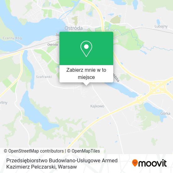 Mapa Przedsiębiorstwo Budowlano-Usługowe Armed Kazimierz Pelczarski