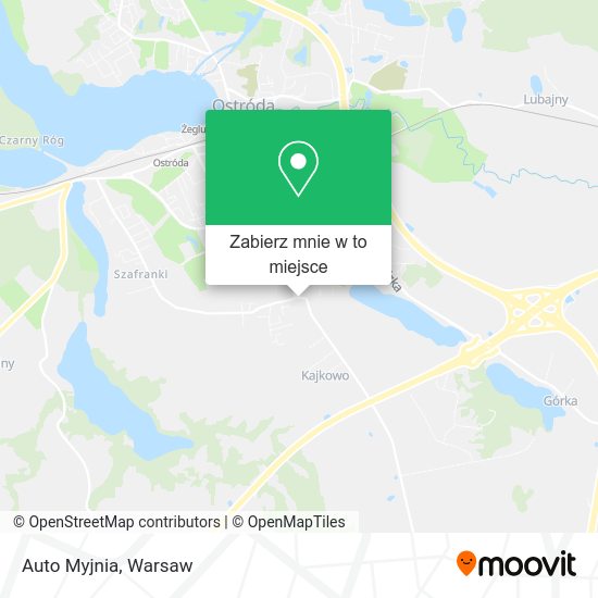 Mapa Auto Myjnia