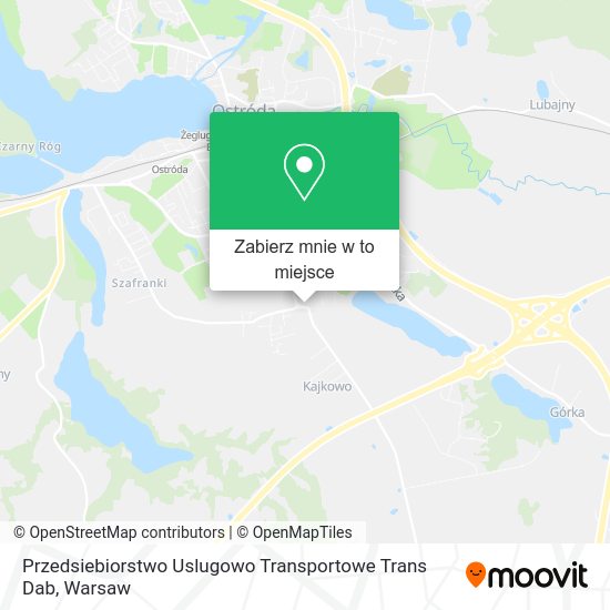 Mapa Przedsiebiorstwo Uslugowo Transportowe Trans Dab