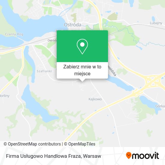 Mapa Firma Usługowo Handlowa Fraza