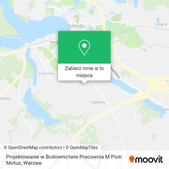 Mapa Projektowanie w Budownictwie Pracownia M Piotr Motus