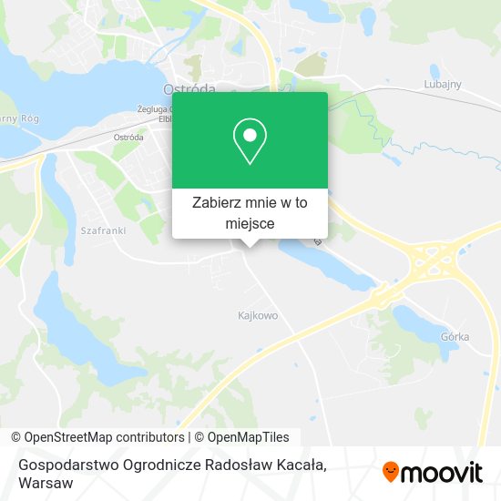 Mapa Gospodarstwo Ogrodnicze Radosław Kacała