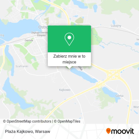 Mapa Plaża Kajkowo