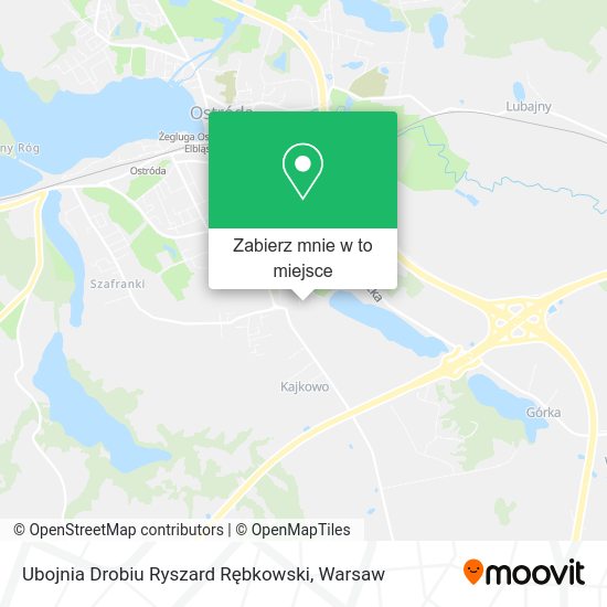 Mapa Ubojnia Drobiu Ryszard Rębkowski