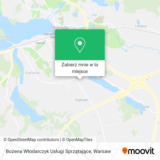 Mapa Bożena Włodarczyk Usługi Sprzątające