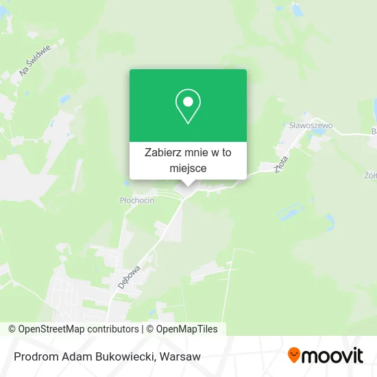 Mapa Prodrom Adam Bukowiecki