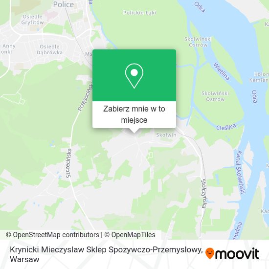 Mapa Krynicki Mieczyslaw Sklep Spozywczo-Przemyslowy