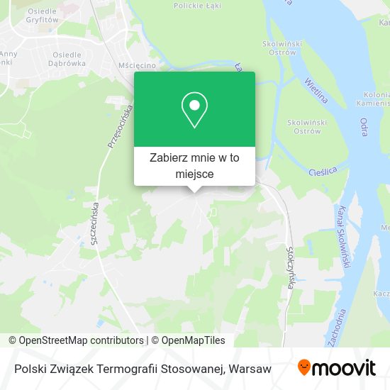 Mapa Polski Związek Termografii Stosowanej