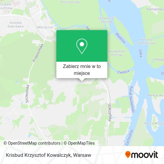 Mapa Krisbud Krzysztof Kowalczyk