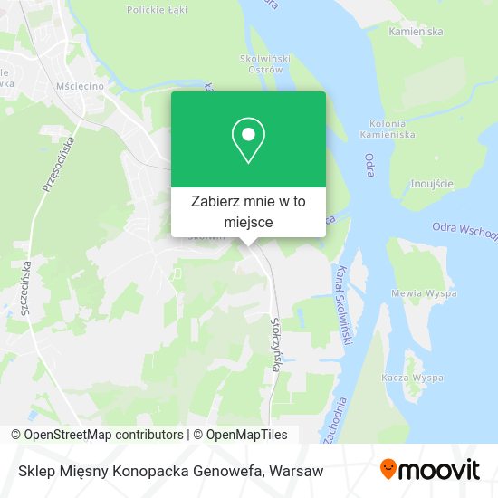 Mapa Sklep Mięsny Konopacka Genowefa