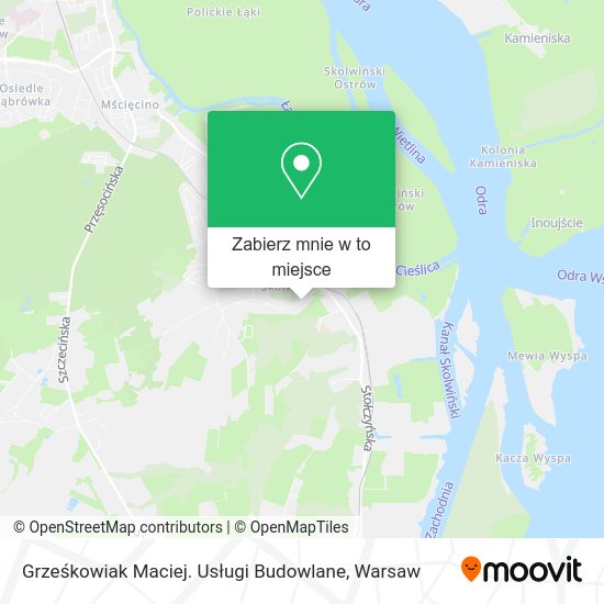 Mapa Grześkowiak Maciej. Usługi Budowlane