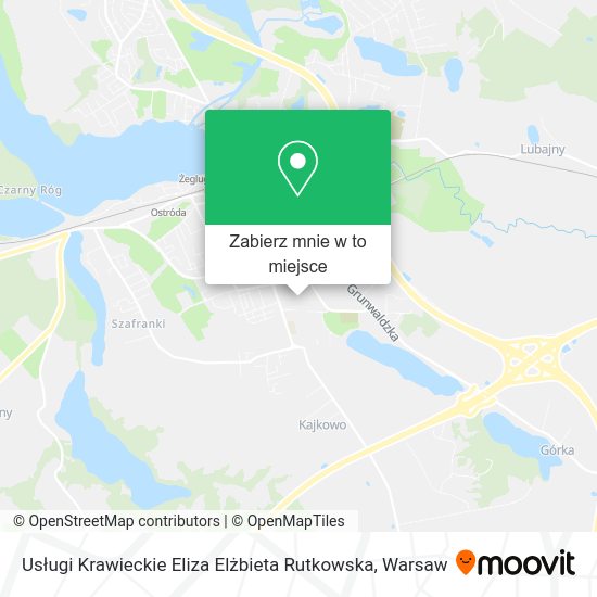 Mapa Usługi Krawieckie Eliza Elżbieta Rutkowska