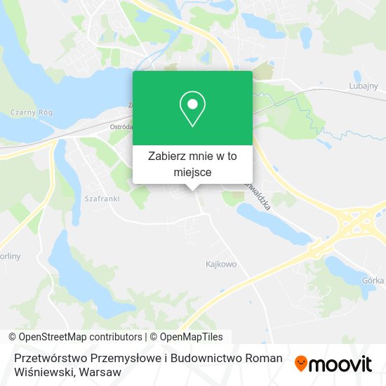 Mapa Przetwórstwo Przemysłowe i Budownictwo Roman Wiśniewski