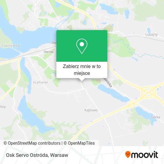 Mapa Osk Servo Ostróda