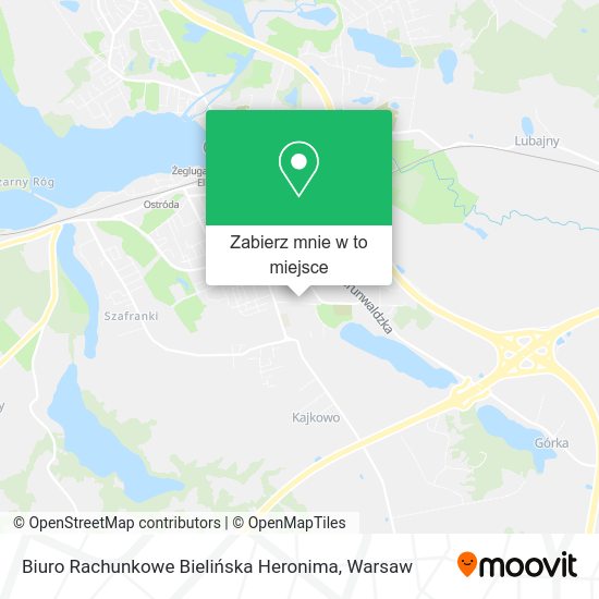 Mapa Biuro Rachunkowe Bielińska Heronima