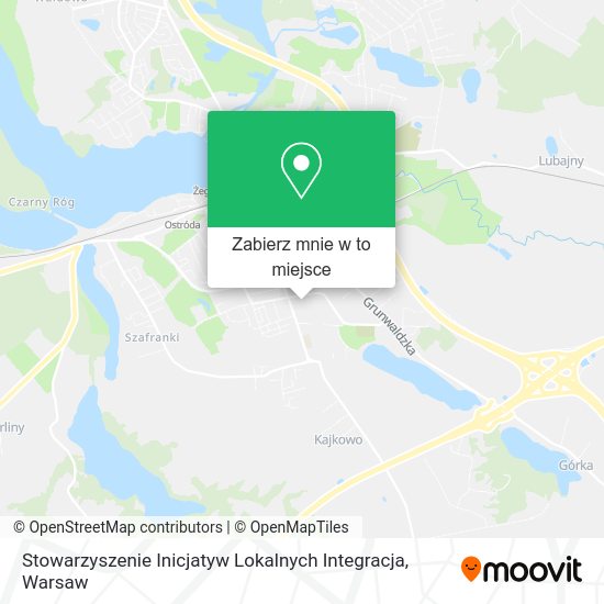 Mapa Stowarzyszenie Inicjatyw Lokalnych Integracja