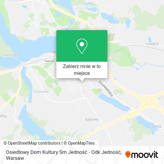 Mapa Osiedlowy Dom Kultury Sm Jedność - Odk Jedność