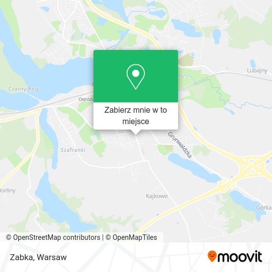 Mapa Zabka