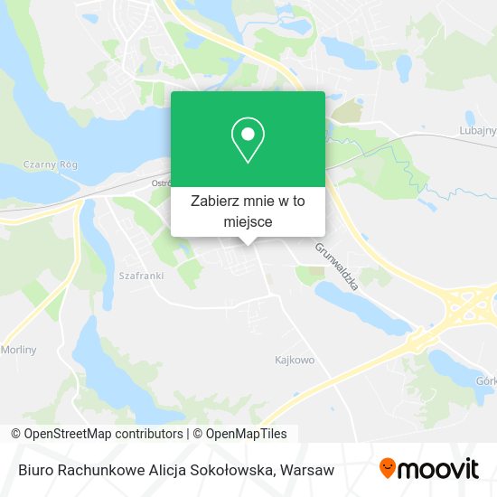 Mapa Biuro Rachunkowe Alicja Sokołowska