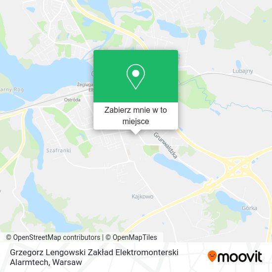 Mapa Grzegorz Lengowski Zakład Elektromonterski Alarmtech