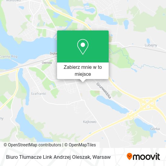 Mapa Biuro Tłumacze Link Andrzej Oleszak