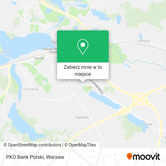 Mapa PKO Bank Polski