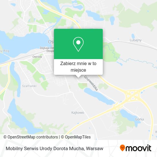 Mapa Mobilny Serwis Urody Dorota Mucha