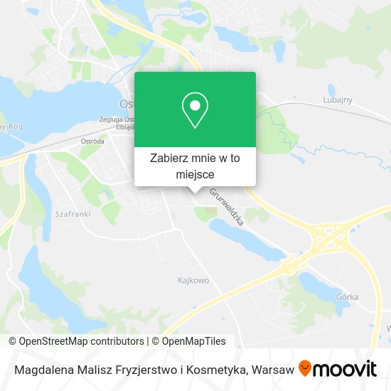 Mapa Magdalena Malisz Fryzjerstwo i Kosmetyka