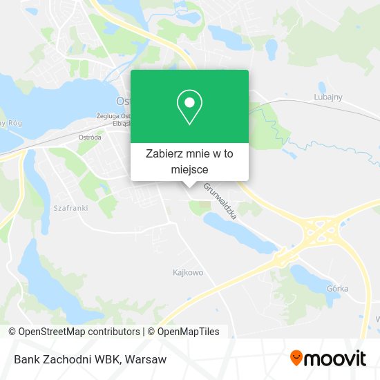 Mapa Bank Zachodni WBK