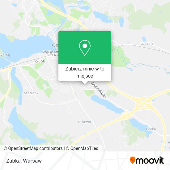 Mapa Zabka