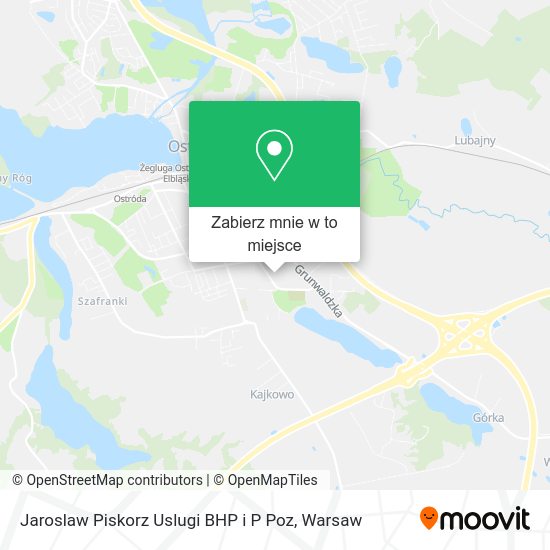 Mapa Jaroslaw Piskorz Uslugi BHP i P Poz