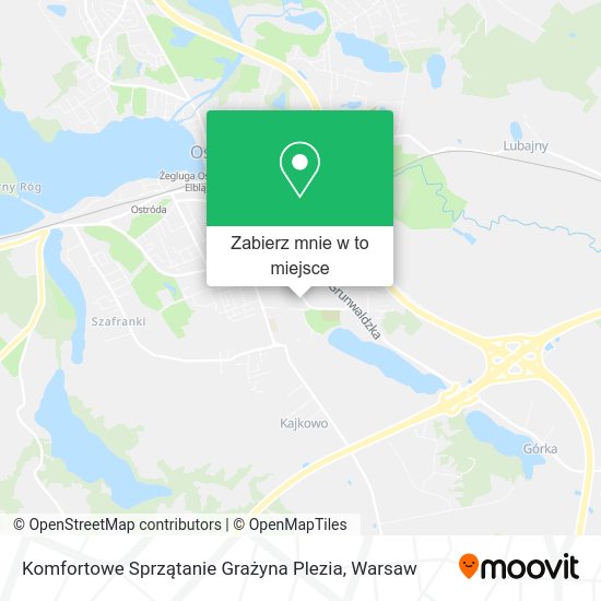 Mapa Komfortowe Sprzątanie Grażyna Plezia