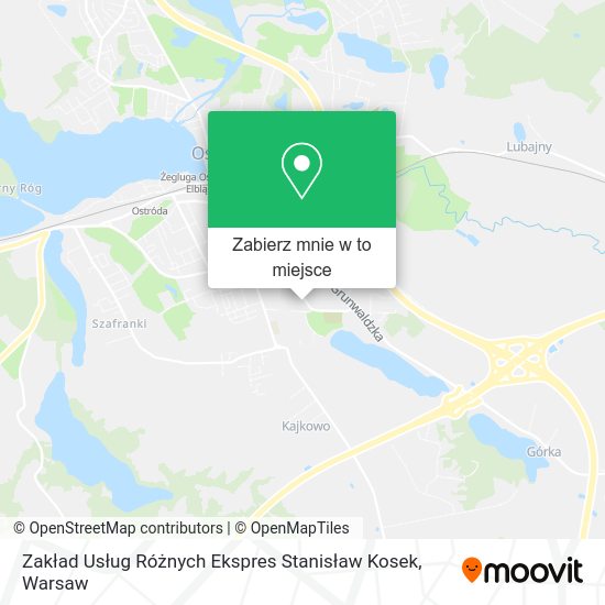 Mapa Zakład Usług Różnych Ekspres Stanisław Kosek