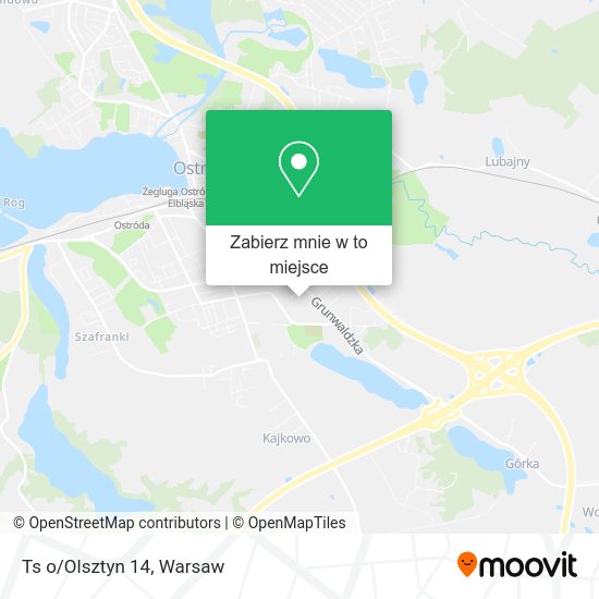 Mapa Ts o/Olsztyn 14