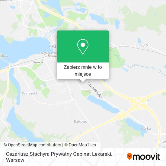 Mapa Cezariusz Stachyra Prywatny Gabinet Lekarski