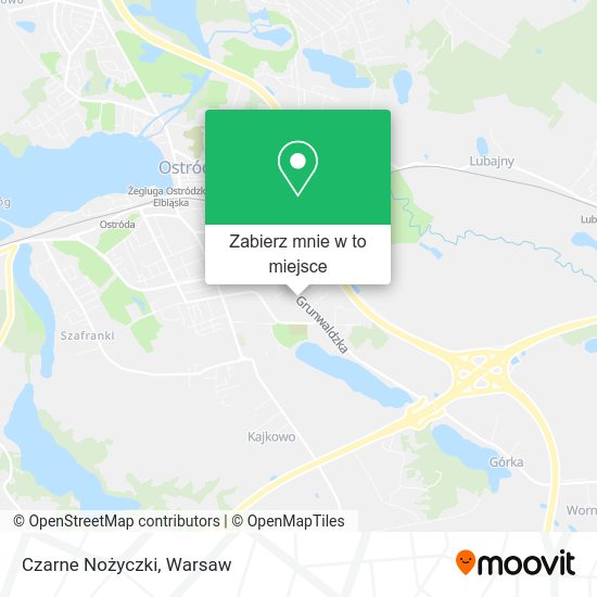 Mapa Czarne Nożyczki