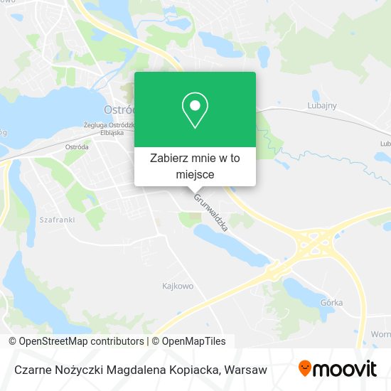 Mapa Czarne Nożyczki Magdalena Kopiacka