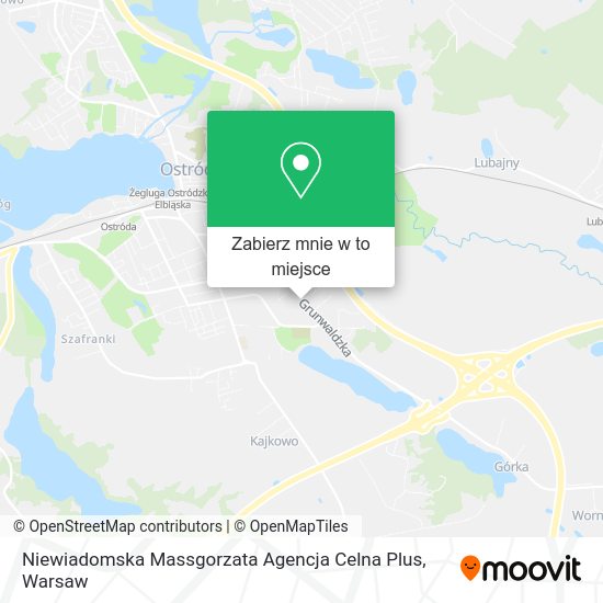 Mapa Niewiadomska Massgorzata Agencja Celna Plus